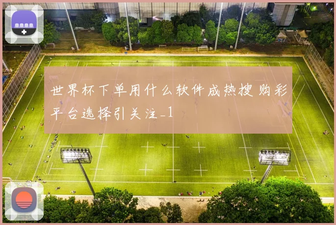 世界杯下单用什么软件成热搜 购彩平台选择引关注_1